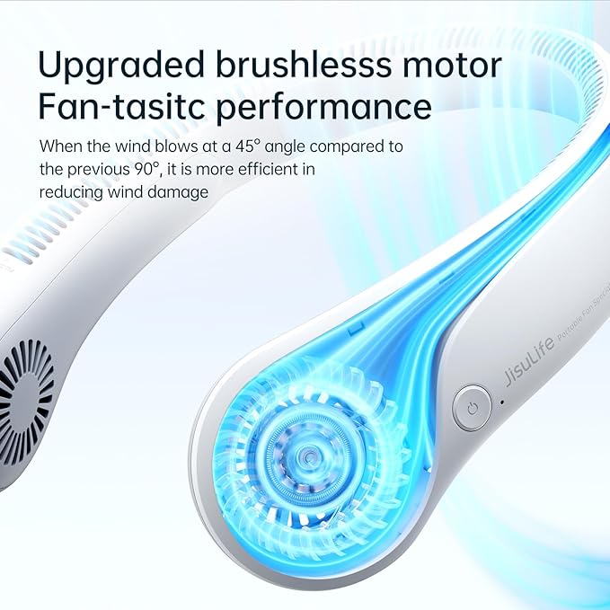 JISULIFE Portable Neck Fan