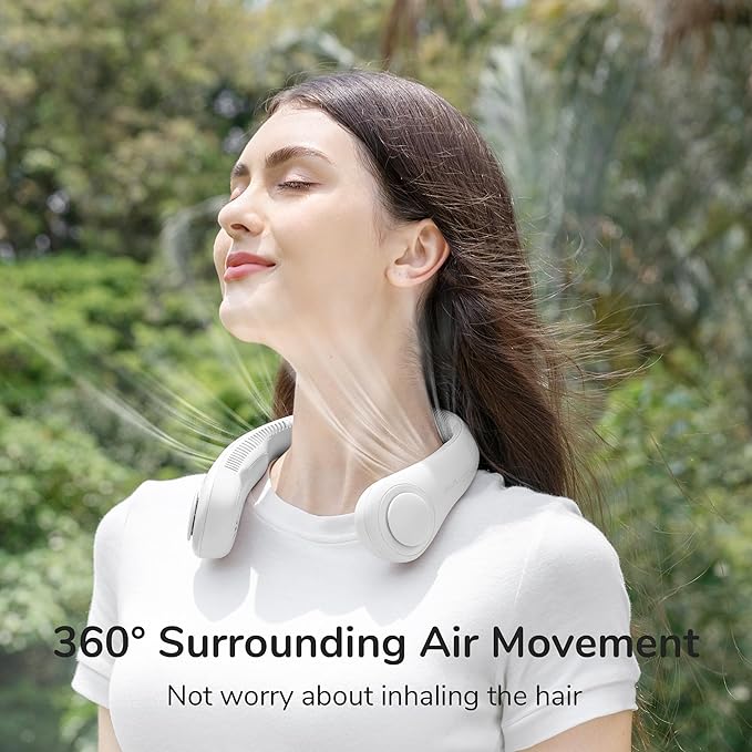 JISULIFE Portable Neck Fan